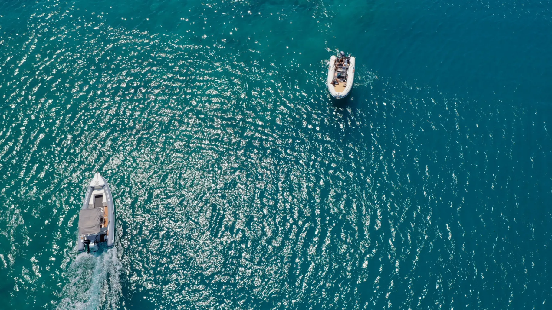 Out on the water.